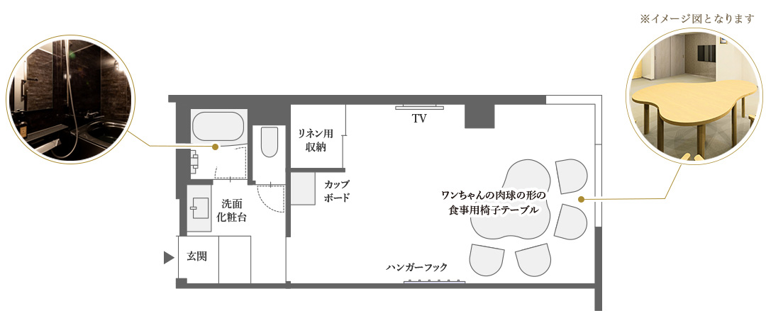 405〈6ワンワン〉間取り